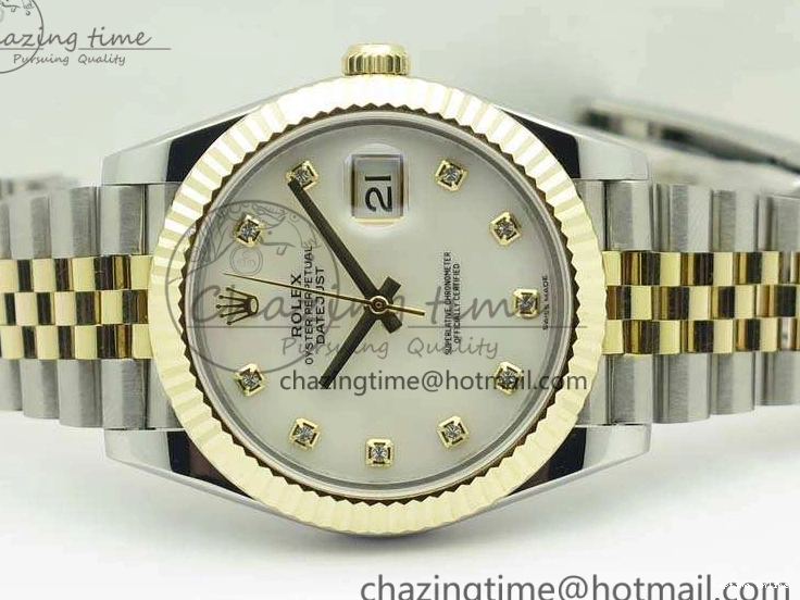 0210 DateJust II 41mm 14K YG Wrapped BP Maker Best Edition White MOP Dial On Jubilee Bracelet A Versatile 3476